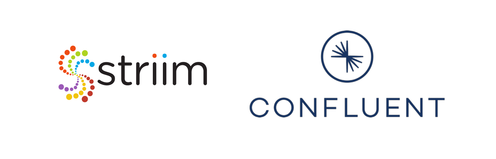 Striim and Confluent Logos